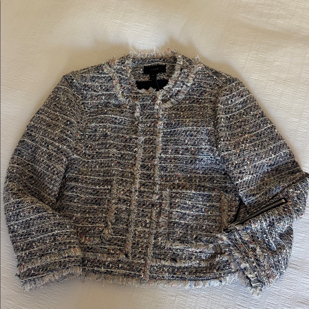 JNWT-JCrew Multicolor Tweed Blazer